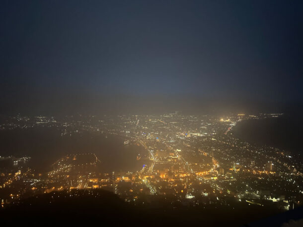 函館山, 百万ドルの夜景, 日本三大夜景