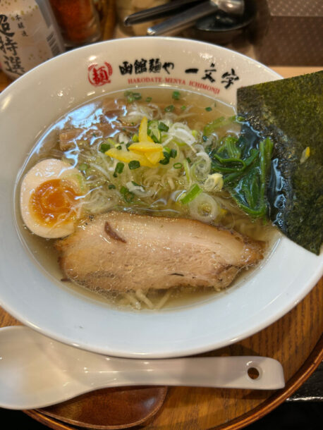 一文字, 函館, ラーメン, しおラーメン